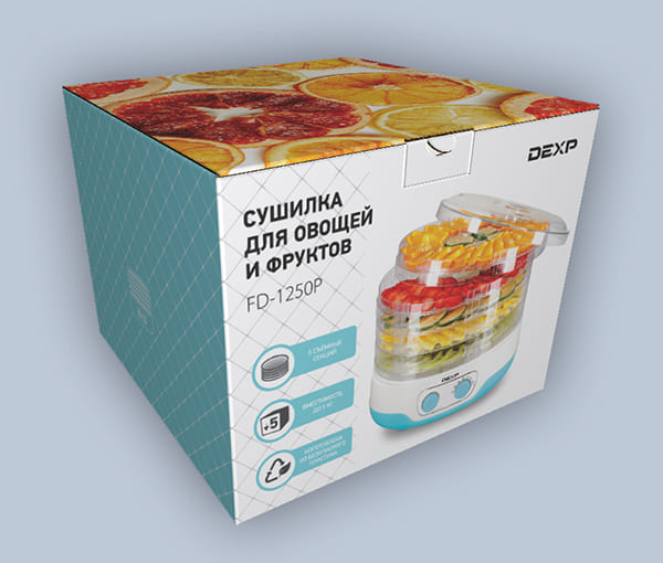 Упаковка для сушилки овощей и фруктов «DEXP»
