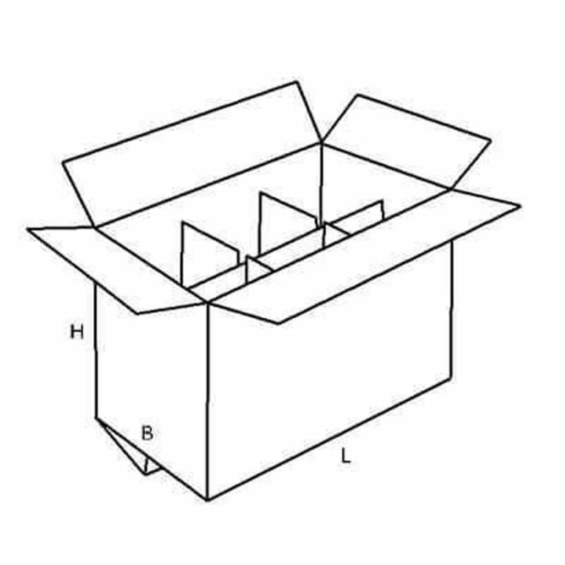 Упаковка конструкции коробка с ячейками